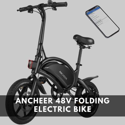 ANCHEER 48V Folding Electric Bike