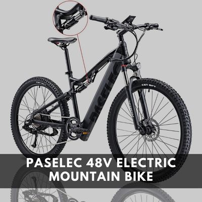 PASELEC 48V Electric Mountain Bike